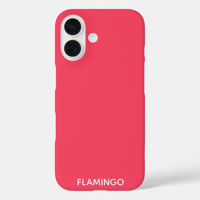 Flamingo pink colour name Case-Mate iPhone case (Back)