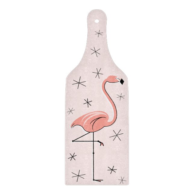 Flamingo Pink cutting board paddle (Front)