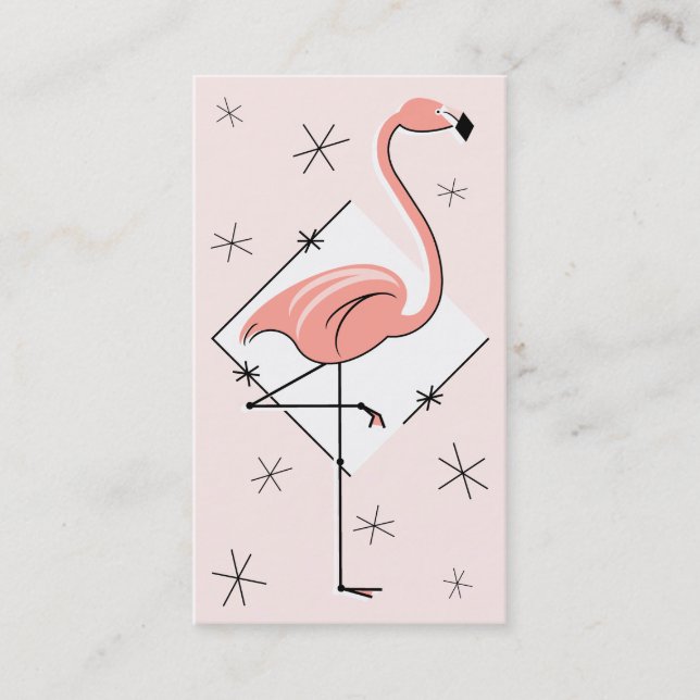 Flamingo Pink Diamond business card (Front)