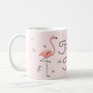 Flamingo Pink 'Fabulous Friend!' mug
