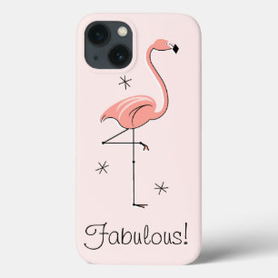 Flamingo Pink 'Fabulous!' iPad Mini case