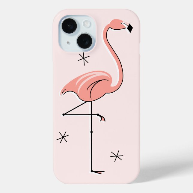 Flamingo Pink iPhone case (Back)