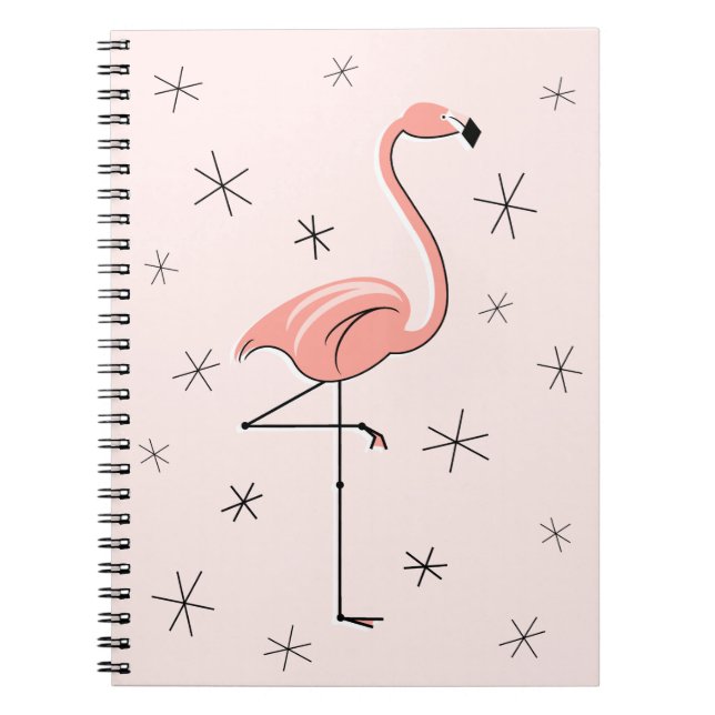 Flamingo Pink notebook (Front)