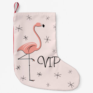Flamingo Pink VIP stocking one sided