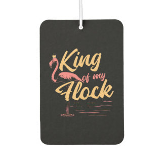 Flamingo Pink waterfowl Car Air Freshener