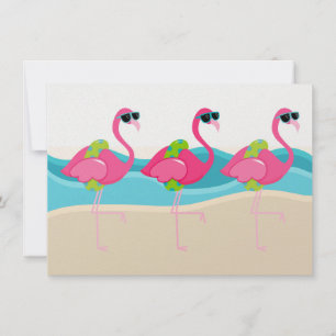 Flamingo Pool / Beach Party - SRF Invitation