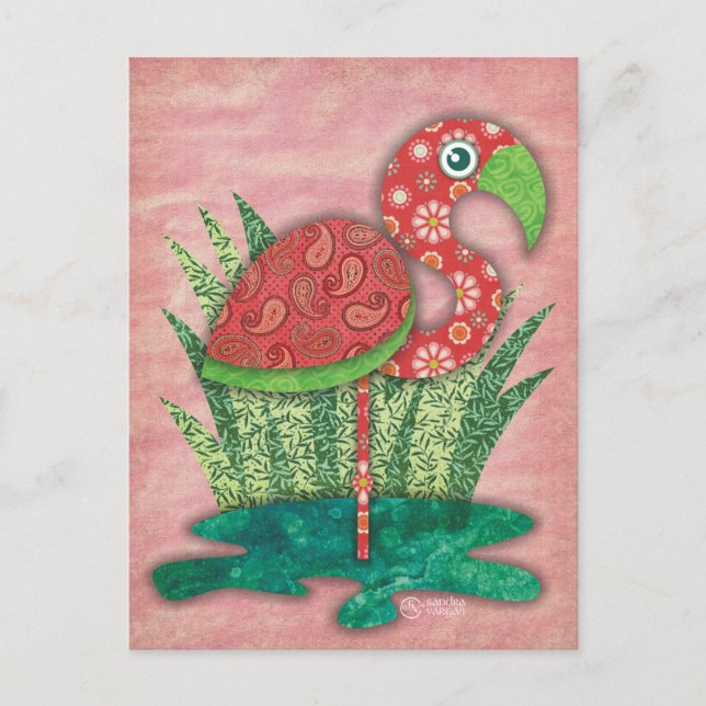 Flamingo Postcard (Front)