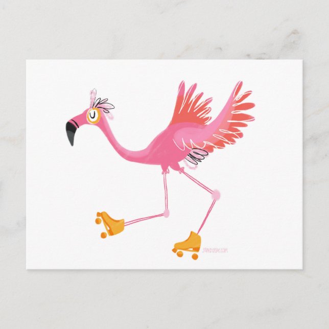 Flamingo Postcards (Front)