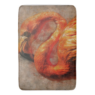 Flamingo Print Art Gifts For Flamingo Lovers Bath Mat