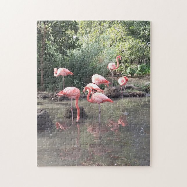 Flamingo Puzzle (Vertical)
