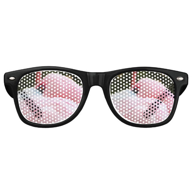 Flamingo  retro sunglasses (Front)