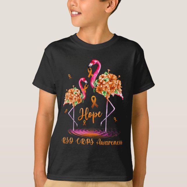 Flamingo RSD CRPS Awareness 1 T-Shirt (Front)