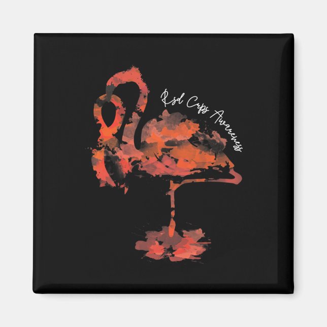 Flamingo Rsd Crps Awareness  Magnet (Front)