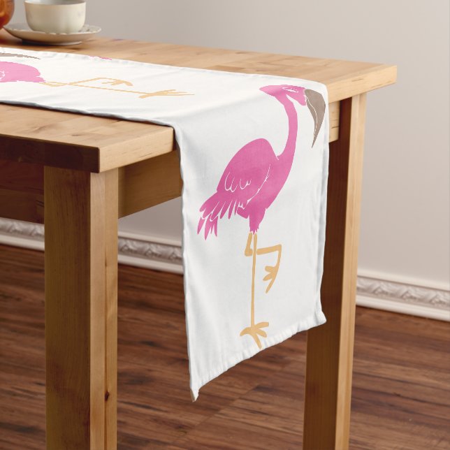 Flamingo Short Table Runner (In Situ)