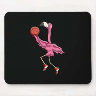 Flamingo Sketll Flamingo Playing Sketll Flamingo Mouse Mat