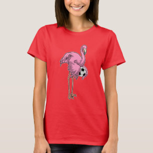 Flamingo Soccer player Soccer T-Shirt