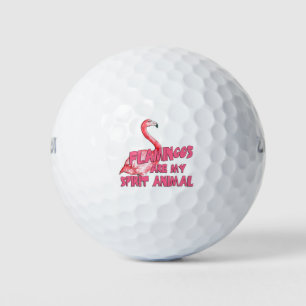 Flamingo Spirit Animal Golf Balls