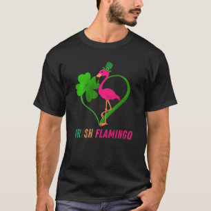 Flamingo St Patrick S Day Funny St Pattys Day 202 T-Shirt