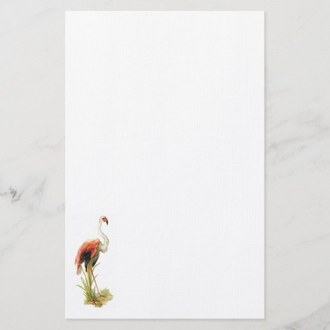 Flamingo Stationary Vintage Stationery (Front)