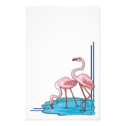 Flamingo Stationery | Zazzle.co.uk