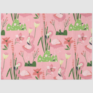 Flamingo Summer Collection One Design 4 Tissue Paper