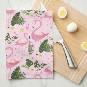 Flamingo Summer Collection One Design 8 Tea Towel