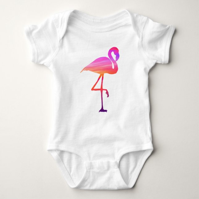 Flamingo Sunset Bodysuit (Front)