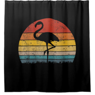 Flamingo Sunset Flamingo Gift Shower Curtain