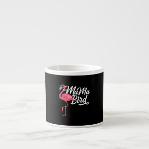Flamingo Theme Birthday Gift - Mama Bird Flamingo Espresso Cup