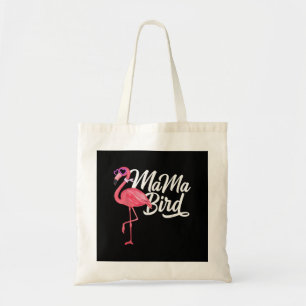 Flamingo Theme Birthday Gift - Mama Bird Flamingo Tote Bag