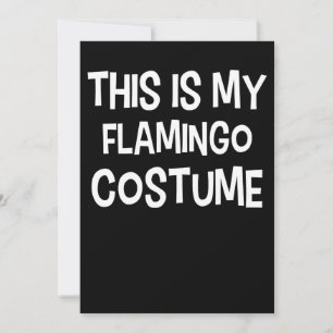 Flamingo This Is My Flamingo Costume Thank You Card