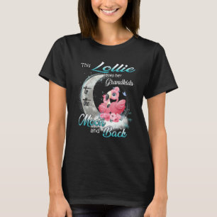 Flamingo This Lollie Loves Her Grandkids To Moon A T-Shirt