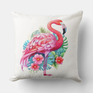 Flamingo Throw Pillow