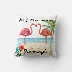 Flamingo Throw Pillow