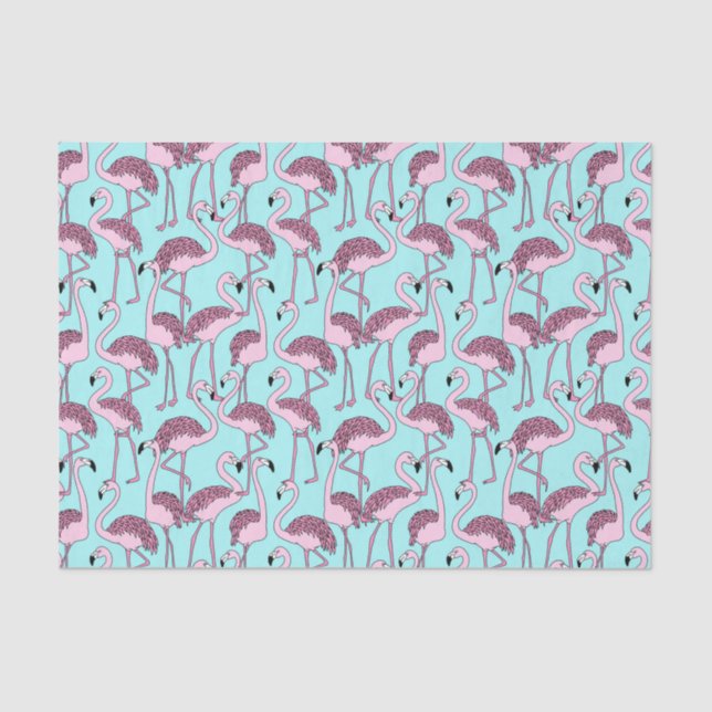 Flamingo  tissue paper (Front)