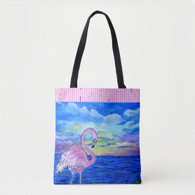 Flamingo Tote Bag (Front)