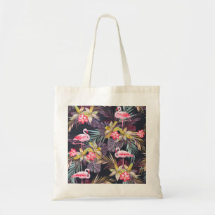 Flamingo Tropical: Summer Seamless Pattern Tote Bag