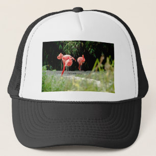 flamingo trucker hat