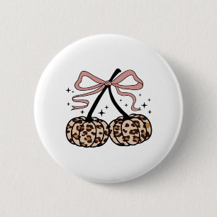 Flamingo Turkey Cute Flamingo Turkey Fall Leaf Tha 6 Cm Round Badge