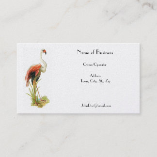 Flamingo Vintage Business Card