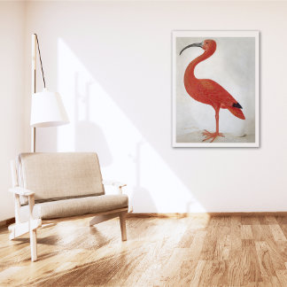 Flamingo - Vintage Fine Art Poster