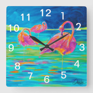 Flamingo Wall Clock