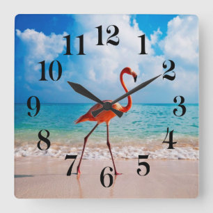 Flamingo Wall Clock