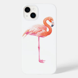 Flamingo watercolor Case-Mate iPhone 14 plus case
