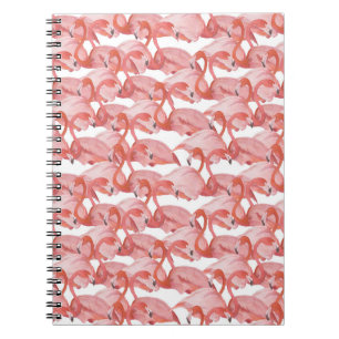 Flamingo Watercolor: Seamless Small Pattern Notebook
