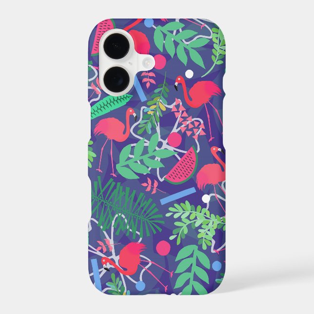 Flamingo Watermelon iPhone Case (Back)