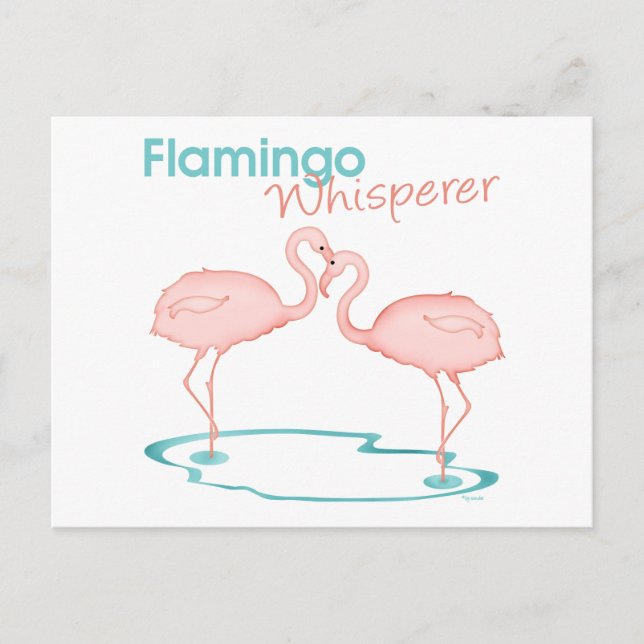 Flamingo Whisperer Postcard (Front)