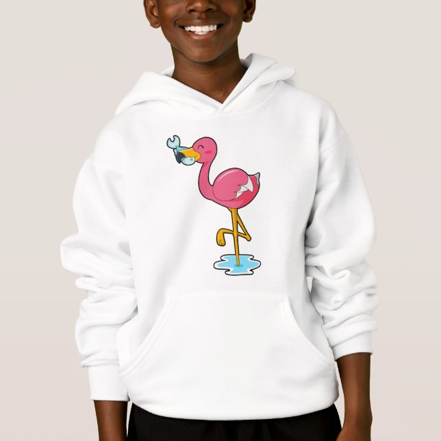 Flamingo with Fish (Front)