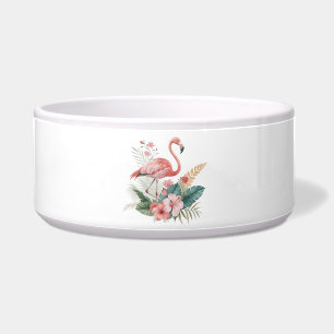 Flamingo With Flowers