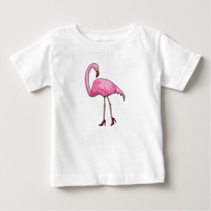 Flamingo with High heels Baby T-Shirt